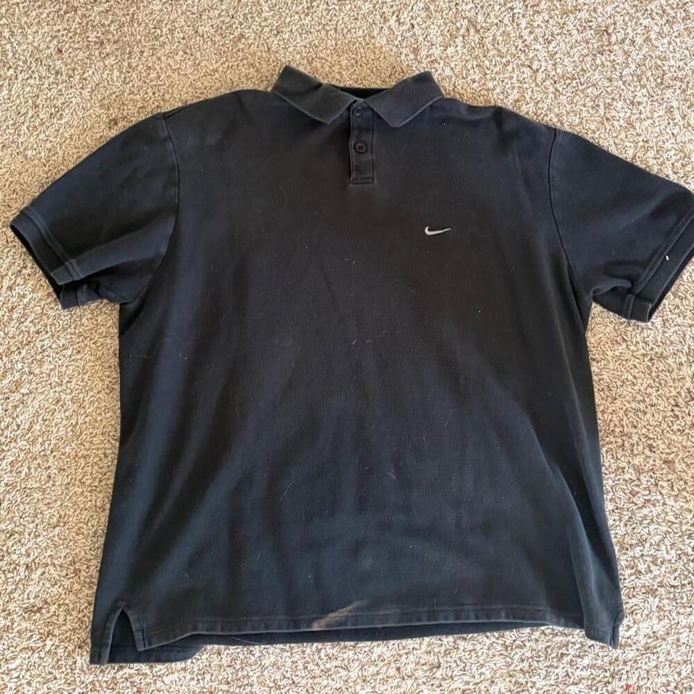 Nike Men's Black Polo-shirts
